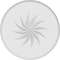 Ekena Millwork Standard Grayson Spiral Rosette With Rounded Edge, 6"W x 6"H x 3/4"P ROSP060X060X075GRY14 - alternate 4